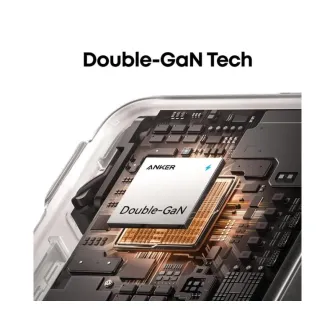 Punjači i adapteri - Nano 70W GaN zidni brzi punjač, 3-porta (2x USB-C i 1x USB-A) crni 