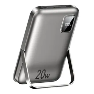 RPP-695-3 in 1 15W wireless charging power bank with foldable holder