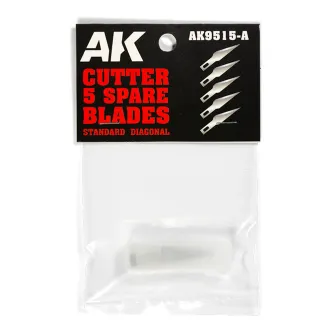 Warhammer pribor i oprema - Standard Diagonal Spare Blades for AK Hobby Knife (5pcs)
