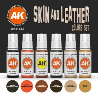 Warhammer boje - Skin and Leather Colours Set
