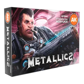 Warhammer boje - Metallics Colours Set