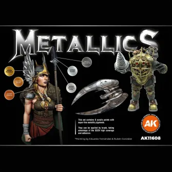 Warhammer boje - Metallics Colours Set