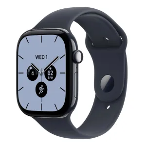 Apple Watch S12 Cellular 46mm Night Blue Ceramic Case with Navy Blue Sport Band - M/L