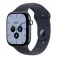 Apple Watch S12 Cellular 46mm Night Blue Ceramic Case with Navy Blue Sport Band - M/L