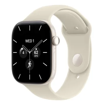 Pametni satovi - Apple Watch S12 Cellular 46mm Pearl White Ceramic Case with Sand Sport Band - M/L