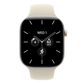 Pametni satovi - Apple Watch S12 Cellular 46mm Pearl White Ceramic Case with Sand Sport Band - M/L