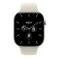 Apple Watch S12 Cellular 46mm Pearl White Ceramic Case with Sand Sport Band - S/M
