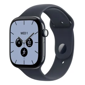 Apple Watch S12 Cellular 42mm Night Blue Ceramic Case with Navy Blue Sport Band - M/L