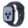 Apple Watch S12 Cellular 42mm Night Blue Ceramic Case with Navy Blue Sport Band - M/L