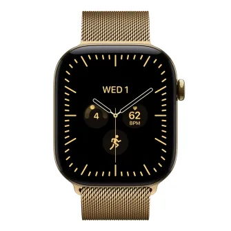 Pametni satovi - Apple Watch S12 Cellular 46mm Radiant Gold Titanium Case with Radiant Gold Milanese Loop - M/L