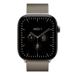 Apple Watch S12 Cellular 42mm Natural Titanium Case with Natural Milanese Loop