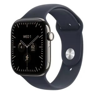 Pametni satovi - Apple Watch S12 Cellular 42mm Natural Titanium Case with Navy Blue Sport Band - S/M