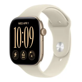 Pametni satovi - Apple Watch S12 Cellular 42mm Light Gold Aluminium Case with Sand Sport Band - M/L