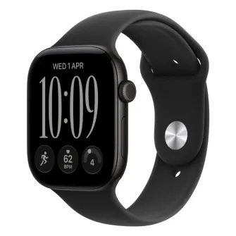 Pametni satovi - Apple Watch S12 Cellular 42mm Black Aluminium Case with Black Sport Band - S/M