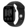 Apple Watch S12 GPS 46mm Black Aluminium Case with Black Sport Band - M/L