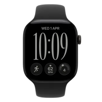 Pametni satovi - Apple Watch S12 GPS 46mm Black Aluminium Case with Black Sport Band - S/M