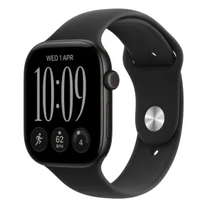 Apple Watch S12 GPS 42mm Black Aluminium Case with Black Sport Band - S/M