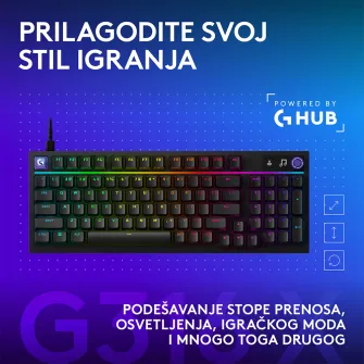 Gejmerske tastature - G316 X 98 Gaming Keyboard Black US, USB