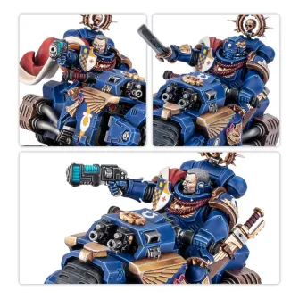 Warhammer figurice - Space Marines: Captain on Bike