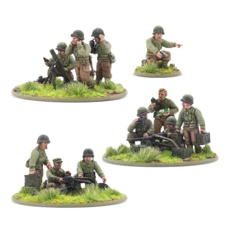 Vojne figure i diorame - US Army Heavy weapons platoon