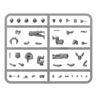 Vojne figure i diorame - US Army Heavy weapons platoon