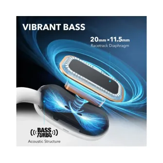 Bubice - Soundcore AeroFit 2 BT bubice sa mikrofonom bele 
