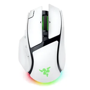 Basilisk V4 Pro - Ergonomic Wireless Gaming Mouse - White Edition