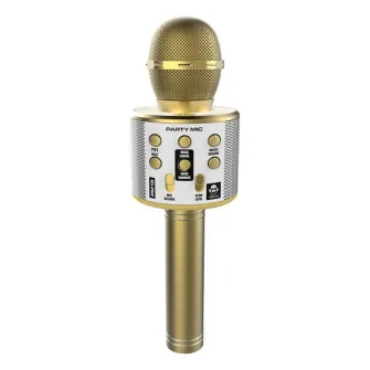 Karaoke mikrofoni - iDance Party Microphone Gold