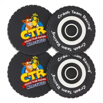 Merchandise razno - Crash Team Racing Tyre Coasters