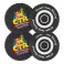 Crash Team Racing Tyre Coasters