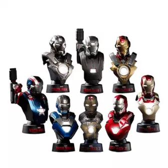 Akcione figure - Iron Man 3 Busts 1/6 11 cm Deluxe Set Series 2 (8)