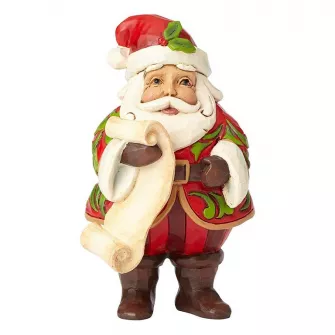 Ukrasne figure - Mini Santa With List