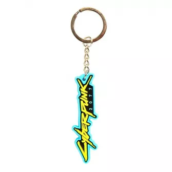 Privesci - Cyberpunk 2077 Logo PVC Keychain Multicolor