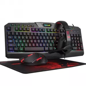 4 in 1 Combo S101-BA-2 Keyboard, Mouse, Headset & Mouse Pad