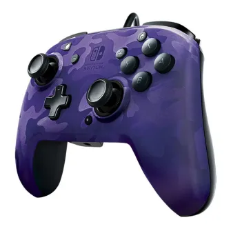 Gejmpedi - Nintendo Switch Faceoff Deluxe Controller + Audio Camo Purple