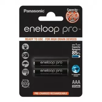 Baterije - Panasonic baterije Eneloop PRO AAA/2B 2 kom (BK-4HCDE/2BE)