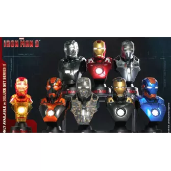 Akcione figure - Iron Man 3 Busts 1/6 11 cm Deluxe Set Series 2 (8)