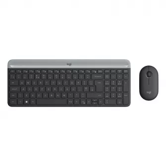 Kompleti - Logitech MK470 Slim Wireless Keyboard and Mouse Combo Graphite - YU