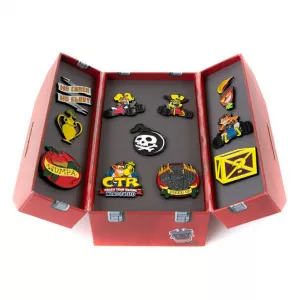 Crash Team Racing Toolbox Pin Badge Set