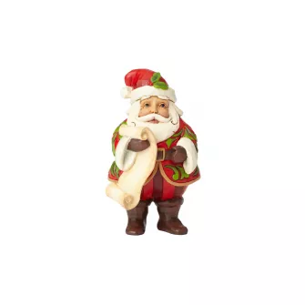 Ukrasne figure - Mini Santa With List