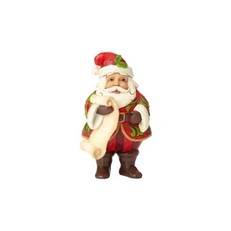 Ukrasne figure - Mini Santa With List
