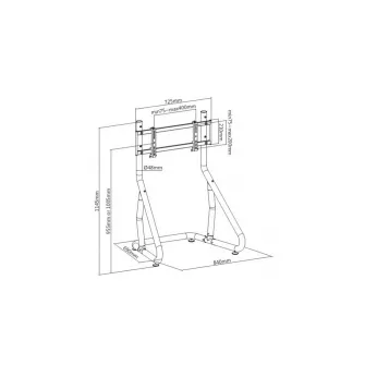 Nosači za monitore - Single Monitor Floor Stand
