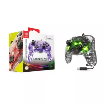 Gejmpedi - Nintendo Switch Deluxe Wired Pro Controller Afterglow + Audio