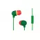 Little Bird In-Ear Headphones - Rasta