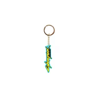 Privesci - Cyberpunk 2077 Logo PVC Keychain Multicolor