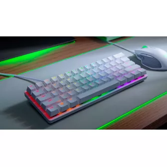Gejmerske tastature - Huntsman Mini Mercury Edition 60% Opto-Gaming Keyboard (Linear Red Switch)