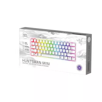 Gejmerske tastature - Huntsman Mini Mercury Edition 60% Opto-Gaming Keyboard (Linear Red Switch)