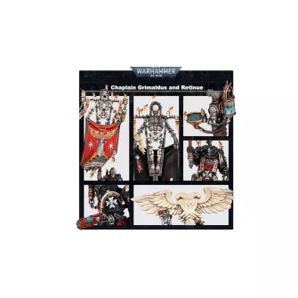 Warhammer figurice - Black Templars: Grimaldus & Retinue