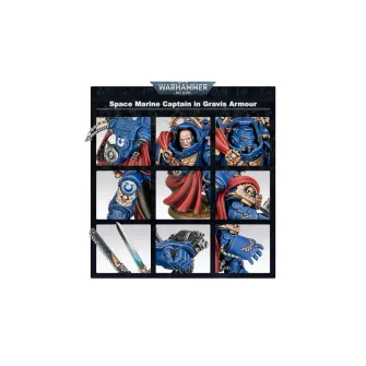 Warhammer figurice - Space Marines Captain in Gravis Armour
