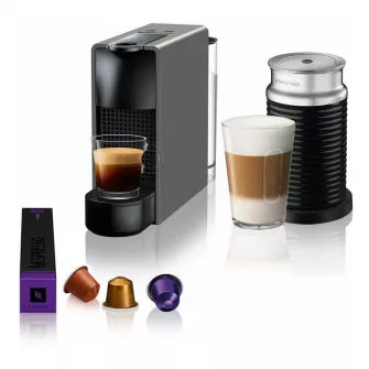 Aparati za kafu - Nespresso Essenza Mini Grey aparta za kafu & Aeroccino - A3NC30EUGR-TX